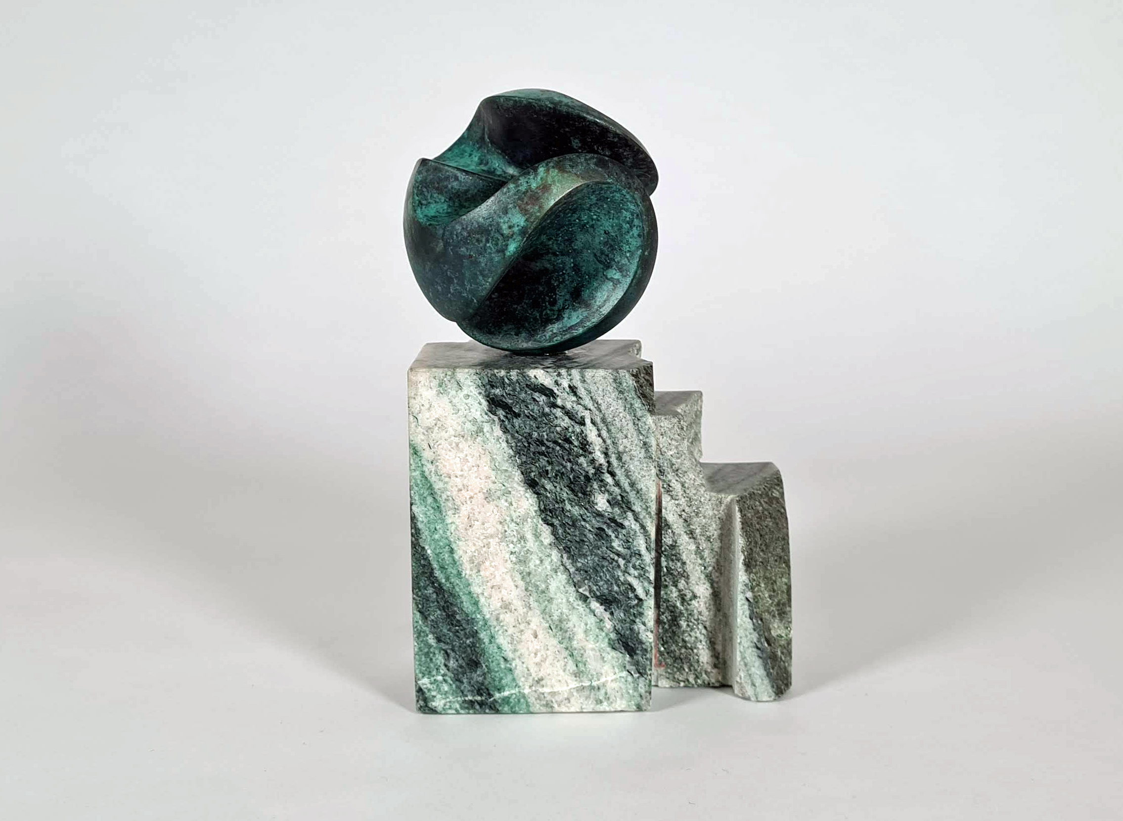Skulptur, bronzeskulptur, uden titel, Jens Ingvard
